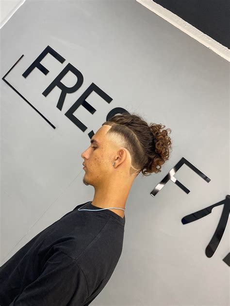 Freshly finished haircut